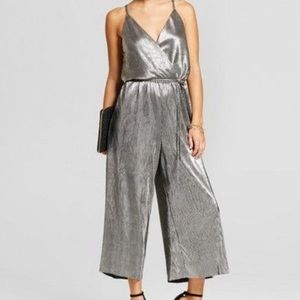 BRAND NEW XL Xhilaration Silver Jumpsuit